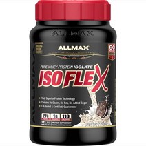 Allmax 아이소플렉스 퓨어 웨이 프로틴 아이솔레이트, 쿠키 & 크림(Cookies & Cream), 907g, 1개