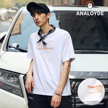 남자반팔티 레터링 오버핏 빅사이즈 남성 박스 면티셔츠 라운드넥 MT08
