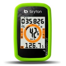 부드러운 실리콘 자전거 컴퓨터 GPS 보호 커버 Bryton 라이더 15 액세서리용 케이스 스킨, green