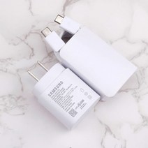 삼성전자 c타입 케이블 삼성-25W 슈퍼 고속 충전기 PD PSS USB 케이블 갤럭시 노트 10 + 프로 20 울트라 S, 07 US charger and cable