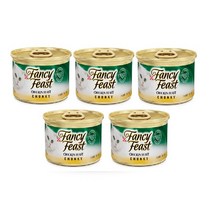 팬시피스트 청키 치킨 고양이 캔, 닭, 85g, 5개