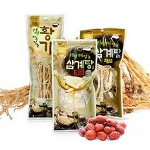 흙사랑 백숙재료 닭백숙 삼계탕 약재 티백 한방수육 황기, 1팩, 01. 삼계탕 재료 100g