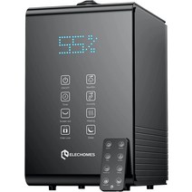 LED 복합식 가습기 사계절 살균 가정용 가열식 초음파 대용량 자동 디퓨저 Elechomes 5.5L, 하얀