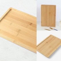대나무 사각 우드트레이(30X20CM) 우드쟁반 논슬립쟁반 주방소품