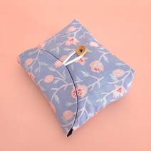 [DIY키트 패키지] 봉투 파우치 화장품 파우치 만들기 파우치백 생리대 (동영상설명), 겉감오트밀+안감광목