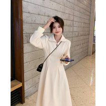 하객 제주도 리조트룩 봄 휴양지 여성 앞지퍼 원피스