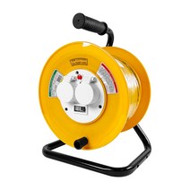 다용도 전기 릴선 방우형 2구 캠핑용 작업선, 릴선 20m