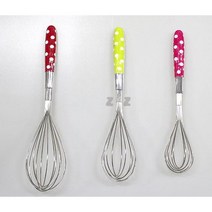 오너클랜 거품기 휘핑기 핸드믹서 계란 반죽 베이킹 블랜더_W68367E, 대, 레드