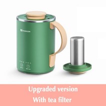 전기 티 포트 차 끓이는 유리 차 탕기 미니 주전자 중 약 보온 삶은 커피 메이커 203, D, 220V - 350ML, 영국