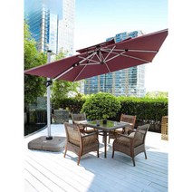 튼튼한 초대형 파라솔 캠핑 낚시 비치 각도조절 대형, 폴 2.5m 제곱 + 80kg 물탱크