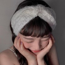 금춘이네 꽈배기 꼬임 헤어밴드 반다나 겨울 세안밴드 니트 머리띠