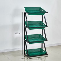 마트 편의점 진열대 아이스크림냉동고 위 선반 매대 철제 랙 약국 슈퍼 디스플레이 정리대, 일렬 사단 그린 등나무 바구니 도톰