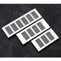그릴 덕트 커버 냉각 방수 캡 환기 50/80mm 와이드 벤트 천공 시트 알루미늄 합금 에어 웹 플레이트 환기, 01 Width 50mm_01 length 150mm