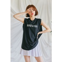부스터 엘니도우먼 블랙 루즈핏 여자 롱나시래쉬가드