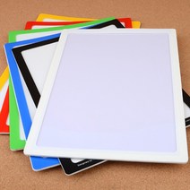 탈부착 교체 가능 A4 안내문 꽂이 메모 보드 광고 전단지 홍보 종이 인쇄물 거치대 사무실 문패 식당 가게 매장 메뉴 원산지 표기 학원 학교 경고문 알림 판 화이트보드 패드 칠판, 색상, 검정