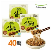 풀무원 살아있는 실의 힘 국산콩 냉동나또 40팩, 20개, 99g, 기타