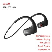 스테레오 블루투스 무선 경량 헤드폰 헤드셋Dacom G93 스포츠 무선 블루투스 헤드폰 IPX7 방수베이스 스테
