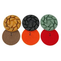 대리석 연마패드 그라인더 연마석 돌날 절단석 3 개 100MM/4 quot전문 다이아몬드 바닥 연마 패드 콘크리트 테라초 스톤 6mm 두께 습식 연삭 디스크 광택, [02] Grit 2, [01] 4 인치, [01] 3 개