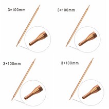 스폿 용접펜 18650 배터리 니들 솔더 핀 도구 자동 트리거 고전류 500A 10 AWG, CHINA, T3x100 concentric x4