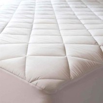Niagara Sleep Solution 100% 면 퀼트 매트리스 프로텍터 트윈 베드 사이즈 38.1cm15인치 딥 포켓 통기성 흡수성 패드 커버 소음 없음 99x190x38.1