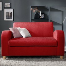슬립스토아 에나 CL라텍스 패브릭 2인소파, 레드