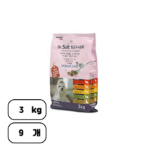 더독 닥터소프트 애견용 소프트사료, 9개, 3kg, 양