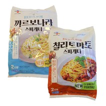 CJ 스파게티600g (까르보나라+칠리토마토)