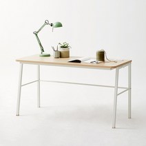 한샘 티오 책상 콘센트형 140cm(컬러 택1), 색상(상판/다리):그레이/화이트(C)