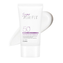 어퓨 슈퍼에어핏 마일드 선크림 노세범 이엑스 SPF50+ PA++++, 50ml, 9개