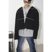 오토바이 라이딩 자켓 봄 여름 유럽 스트리트 웨어 지퍼 패치 워크 데님 자켓 코트 오토바이 레이싱 자켓, 01 black