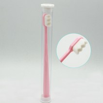 치면착색제 교정용왁스 치과용 고리 유아 아기치실 1pc 초박형 슈퍼 소프트 칫솔 백만 나노 소프트 강모 칫솔 친환경 치아 관리 브러시 구강 청소 구강 관리, 01 핑크 웨이브, 1개