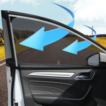 소형 창문모기장 차박 커튼 방충망 경차 코나 모닝 스파크 베뉴 티볼리 쏘울 K3, 필수선택, 01 앞좌석 소형