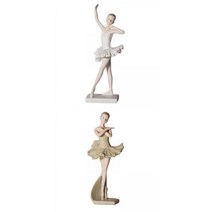 GHSHOP 2 조각 수지 우아한 입상 발레리나 발레 댄서 데스크탑 장식, 기타