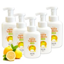 오릭스 몽글몽글 거품비누 500ml x 5개 핸드워시 거품 손세정제