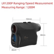 Telescope Laser Rangefinder 600M 900M 1200M for Hunting Monoculars Digital speed Meter for Golf meas, 03 LR1200P