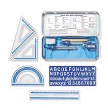 스테들러 수학 문구 세트 컴퍼스+자 세트 557-10 10종 SET, 1세트