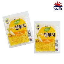 대림 꼬들단무지 200g x10개, 단품