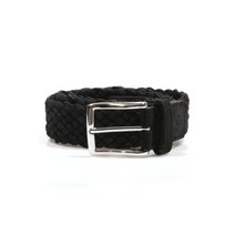 CORNELIANI 꼬르넬리아니 블랙 멀티컬러 우븐 캐주얼 벨트 CR7BTKW04 -