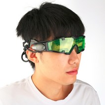 준비 재고 1 pcs 야간 투시경 eyeshield 녹색 고글 렌