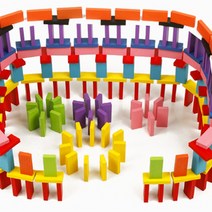 나무로된 도미노 우드블럭 100피스 원목보드게임