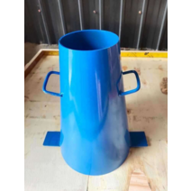 슬럼프시험기 콘크리트 테스트 봉 깔때기 측정기 시험, 올 아이언 4점 세트(배럴 두께 1.2mm)