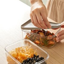 다용도 냉장고 소분용기 야채통 밀폐용기, 9호-브라운(2P)