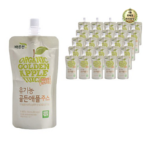 라이브잇 풀무원 바른선 유기농 골든애플주스, 120개, 100ml