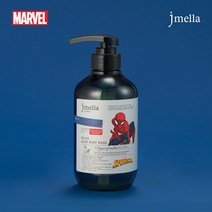제이멜라 마블 스파이더맨 우드 앤 솔트 아크네 퍼퓸 바디워시 500ml, 2개