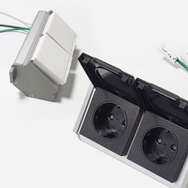 인채널 에쎔 삼각 노출코너콘센트 2구 배선형_AES-03X, A_에쎔_삼각코너콘센트2구/배선형_화이트_AES-031
