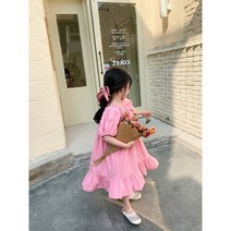 랑맘) 키즈여아 핑크핑크 원피스 여름