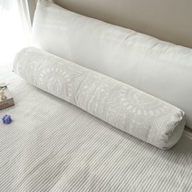 시원한 듀라론쿨 아이스 쿨링 냉감 유니크 원형 바디필로우, 그레이