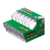 3M 스카치™ 매직 테이프 디스펜서 104-6 세이빙 팩(12mmX11m 6개입)