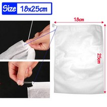 식물재배기 시티팜 식물 성장 가방 과일 보호 부직포 포도 야채 파우치 메쉬 정원 액세서리 100 개, 01 18x25cm (String)_02 50 개