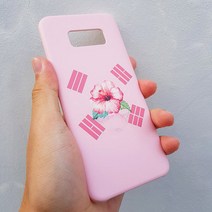 우리일쌍 유광 무궁화 태극기 핑크 스마트폰 케이스/폰케이스 기종 최신 Best LG 애플 노트 스마트폰 선물 갤럭시 (3588621), 아이폰8